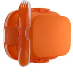 ست ظروف غذای دو طبقه سیلیکونی تاشو Foldable