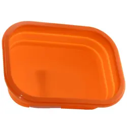 ست ظروف غذای دو طبقه سیلیکونی تاشو Foldable