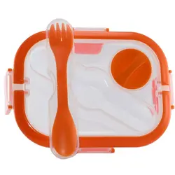 ست ظروف غذای دو طبقه سیلیکونی تاشو Foldable