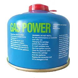 کپسول گاز کوهنوردی 230 گرمی UN2037