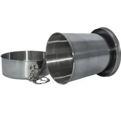 لیوان استیل تاشو کوهنوردی کوچک