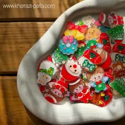 پیکسل طلقی کریسمسی (10 عددی)