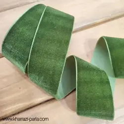 روبان مخمل عرض 4 حنایی