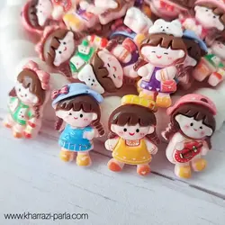 پیکسل طرح دخترک (5 عددی)