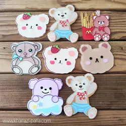 پیکسل طلقی تم خرسی (5 عددی)