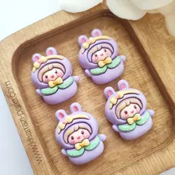 پیکسل دختر خرگوشی بنفش