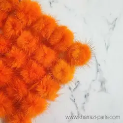 خز تخت 3 سانت نارنجی