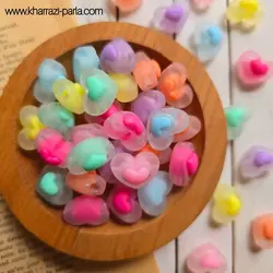 مهره پاستیلی یخی طرح قلب (20 گرمی)