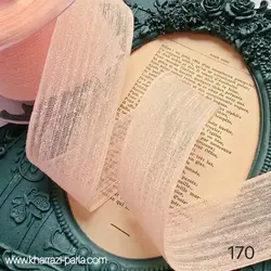 روبان گونی بافت (مجستیک) گلبهی