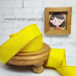 روبان لب کوک لی 4 سانت زرد