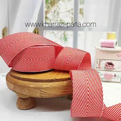 روبان جناقی 4 سانت قرمز