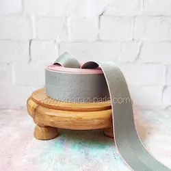 روبان کتان 4 سانتی طوسی