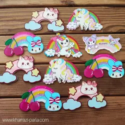 پیکسل طلقی تم رنگین کمان (5 عددی)