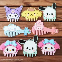 پیکسل طلقی تم حیوانات و شانه (5 عددی)