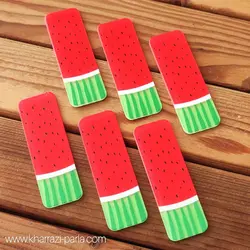 کاور طلقی گیره طرح هندوانه‌ مستطیل (1 جفت)