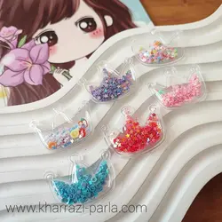 پیکسل آکواریومی طرح تاج (5 عددی)