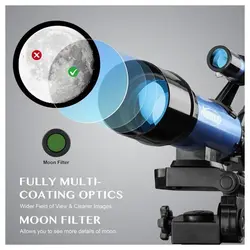 تلسکوپ طبیعت گردی AOMEKIE مدل 36050BG به همراه کوله پشتی - فروشگاه کامیرو