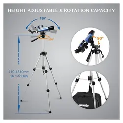 تلسکوپ طبیعت گردی AOMEKIE مدل 36050BG به همراه کوله پشتی - فروشگاه کامیرو