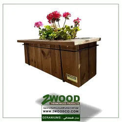 فلاور باکس تراس شمعدانی - گلدان شمعدانی