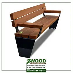 نیمکت چوبی پارکی ترامو