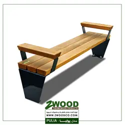 نیمکت چوبی ساده پولیا