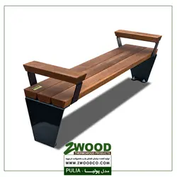 نیمکت چوبی ساده پولیا