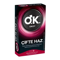 کاندوم اوکی مدل Cifte Haz بسته 10 عددی اورجینال - آنیسا مارکت