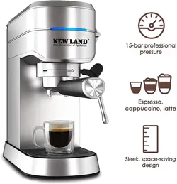 اسپرسو ساز نیولند مدل espresso maker NEWLAND NL-2708S