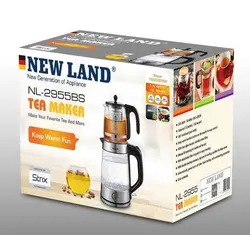 چای ساز سرهمی مشکی نیولند مدل Sarami tea maker NEWLAND NL-2955BL