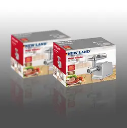 چرخ گوشت استیل نیولند مدل Steel meat grinder NEWLAND NL-2554D