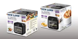 سرخ کن 12 لیتری بدون روغن نیولند مدل Fryer without oil NEWLAND NL-2820BL