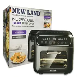 سرخ کن 12 لیتری بدون روغن نیولند مدل Fryer without oil NEWLAND NL-2820BL