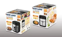 سرخ کن بدون روغن 5.3 لیتری نیولند مدلFryer without oil NEWLAND NL-2920BS
