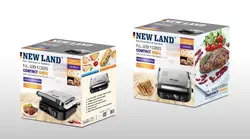 گریل حرفه ای نیولند مدل Professional grill NEWLAND NL-2810BS