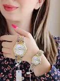 ست ساعت زنانه مردانه مارک الکساAlexa اورجینال شرکتی موومنت ژاپن ضد اب تقویم دار به همراه پک اصلی