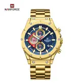 ساعت مردانه ناویفورس مدل. naviforce 8026سه موتور فعال تقویم دار ضد اب موتور ژاپن به همراه پک کامل