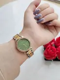 ست ساعت زنانه مردانه مارک الگانس موتور ژاپن ضد اب رنگ ثابت بند استیل 316تقویم دار