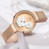 ساعت ناویفورس مدل naviforce5013 زنانه شرکتی موتور ژاپن بندحصیری تقویم داربه همراه پک کامل
