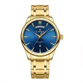 ساعت مردانه کوبیک مکعبی خاص بند چرم صنعتی