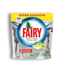 Fairy قرص ماشین ظرفشویی پلاتینوم 72 عددی فیری - نمایندگی بوش سرویس اهواز