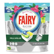 قرص ماشین ظرفشویی فیری پلاتینیوم Hepsi Bir Arada با رایحه لیمو 65 عددی - نمایندگی بوش سرویس اهواز