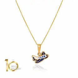 آویز طلای کودک طرح هواپیما کد KP634