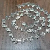 ریسه کریستال شفاف(با حلقه ضخیم کروم)