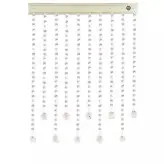 پرده آویز آریا کریستال مدل کوتاه و بلند عرض50 و ارتفاع 50 سانتیمتر(بی رنگ)