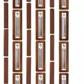 پرده آویز ترکیبی چوب و کریستال مدل آریا عرض30 ارتفاع 200 سانتیمتر(قهوه ای)