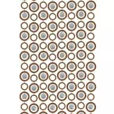 پرده آویز ترکیبی چوب و کریستال مدل رویا عرض50 ارتفاع 150 سانتیمتر(قهو ه ای)