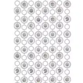 پرده آویز ترکیبی چوب و کریستال مدل رویا عرض50 ارتفاع 250 سانتیمتر(سفید)