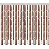 پرده آویز ترکیبی چوب و کریستال مدل آریا عرض150 ارتفاع 200 سانتیمتر(سفید)