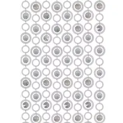 پرده آویز ترکیبی چوب و کریستال مدل رویا عرض50 ارتفاع 120 سانتیمتر(سفید)