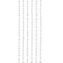 پرده آریا کریستال مدل کوتاه و بلند  عرض 30 و ارتفاع 100 سانتی متر(رنگ شامپاین)